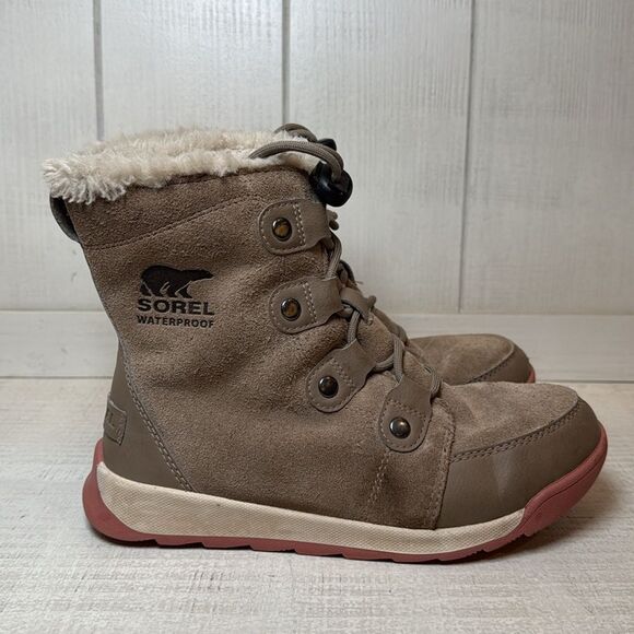Sorel Unisex Kids Whitney II Suede Boots Size 4 - Picture 6 of 16